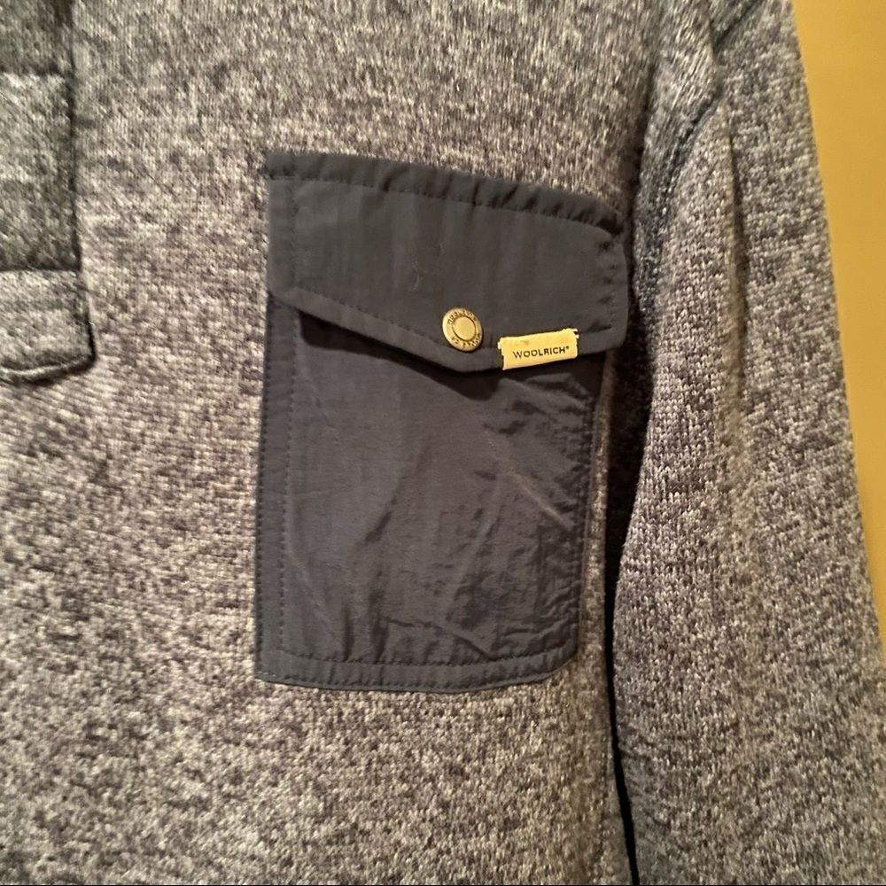 Woolrich Blue Pullover Jacket - Picture 5 of 11